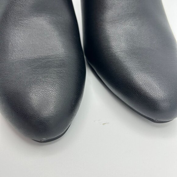 LifeStride Women's Black Ankle Boots 8M Side Zipper Pointed Toe - Picture 9 of 13